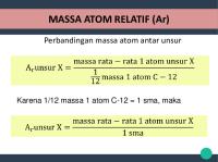 Pertemuan 2 Stoikiometri