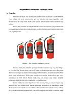 Pertemuan 2 TDO-Mengklasifikasi Alat Pemadam Api Ringan (APAR) [PDF]