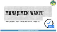 Pertemuan 4 - Manajemen Waktu [PDF]