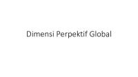 Pertemuan Ke 3 Dimensi Perspektif Global