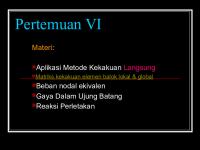 Pertemuan V (Contoh Balok)