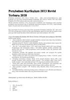 Perubahan Kurikulum 2013 Revisi Terbaru [PDF]