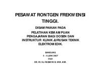 Pesawat Rontgen Frekwensi Tinggi [PDF]