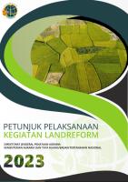 Petunjuk Pelaksanaan Kegiatan Landreform Tahun 2023 - Final - TDD Dirjen