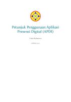 Petunjuk Penggunaan Aplikasi Presensi Digital Mahasiswa - Mahasiswa [PDF]