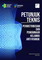 Petunjuk Teknis Pendistribusian Dan Penggunaan Kelambu