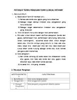 Petunjuk Teknis Pengisian Form Clinical Pathway [PDF]