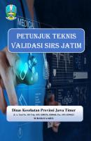 Petunjuk Teknis Validasi SIRS Jatim - Rev 13122020