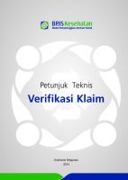 Petunjuk Teknis Verifikasi Klaim - REV