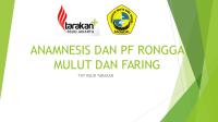 PF Rongga Mulut Dan Faring