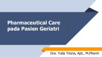 Pharmaceutical Care Pada Pasien Geriatri Kemkes 20 Sept 2019