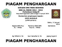 Piagam Penghargaan Lomba Kaligrafi