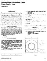 Pipe Column Base Plate Design-1