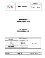 PK3 - PIJ - 019 (Prosedur Manajemen APD)