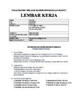 PKBJJ - Lembar Kerja Mengelola Waktu - 2022 - Mulyati