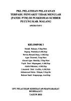 PKL PELATIHAN PELAYANAN TERPADU PENYAKIT TIDAK MENULAR Kel 1 Fix [PDF]