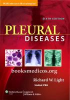 Pleural Diseases (Libro) PDF