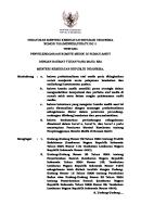 PMK No. 755 TTG Penyelenggaraan Komite Medik Di Rumah Sakit [PDF]