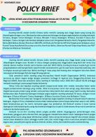 Policy Brief Kecamatan Ungaran Timur