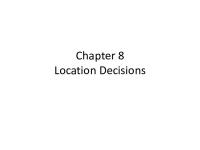 POM J8 Location Decisions [PDF]