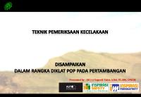 POP - Investigasi Kecelakaan K3 Pertambangan UPDATE 2021 [PDF]