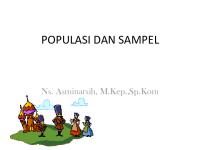 Populasi Dan Sampel