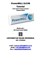 PowerMILL 8.0.09 Tuto Rev2 (Ind) [PDF]