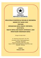 PP 35 Tahun 2021-Anotasi 27 Feb 2021 [PDF]