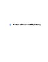 Practical Evidence-Based Physiotherapy PDF