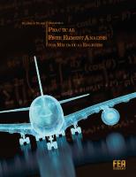 PRACTICAL FINITE ELEMENT ANALYSIS FOR MECHANICAL ENGINEERS, D. Madier, Canadá, 2020. 660p.mm