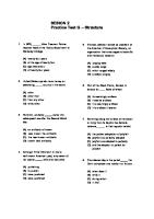 Practice Structure Toefl