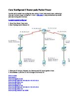 Praktek-Cara Konfigurasi 3 Router Pada Packet Tracer