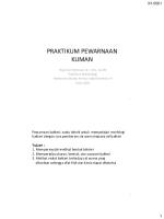 Praktikum Pewarnaan Gram - Simple Staining - FF [PDF]