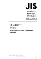 Pre Jis Z 01707 000 000 2019 e Ed10 I4 [PDF]