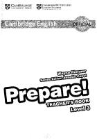 Prepare Level 3-Tb