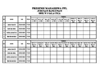 Presensi PPL Mahasiswa PTB PDF [PDF]