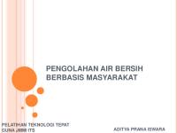 Presentasi Air Bersih