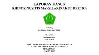 Presentasi Laporan Kasus Rhinosinusitis