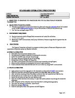 Pressure Transmitter SOP [PDF]