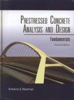 Prestressed Concrete Analysis and Design Fundamentals 2nd Ed PDF