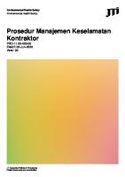 PRO-11.00-009.00 - Prosedur Manajemen Keselamatan Kontraktor - 260220