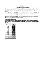 Problem 5-4 West Sparkle Material Balance [PDF]