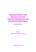 Produk Kreatif Dan Kewirausahaan Desain Pemodelan Dan Informasi Bangunan C3 Kelas XI 1 22 [PDF]