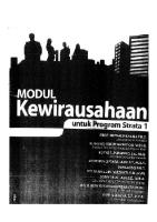 Prof. Rhenald Kasali Modul Kewirausahaan Untuk Program S1. Intro PDF