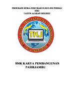 Program Kerja BARU Perisai Diri SMK KP [PDF]