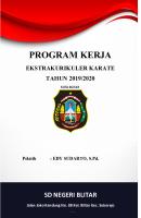 Program Kerja Ekskul Karate