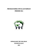 PROGRAM KERJA Instalasi Farmasi