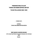 Program Kerja Kajur TBSM New PDF Free