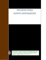 Program Kerja Komite Keperawatan