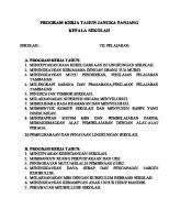 PROGRAM KERJA TAHUN JANGKA PANJANG